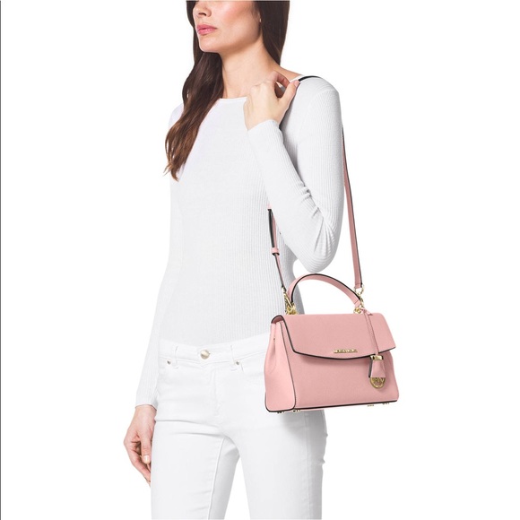 🚫SOLD🚫 NWT Michael Kors Ava Satchel in Blossom (baby pink) - Picture 8 of 8